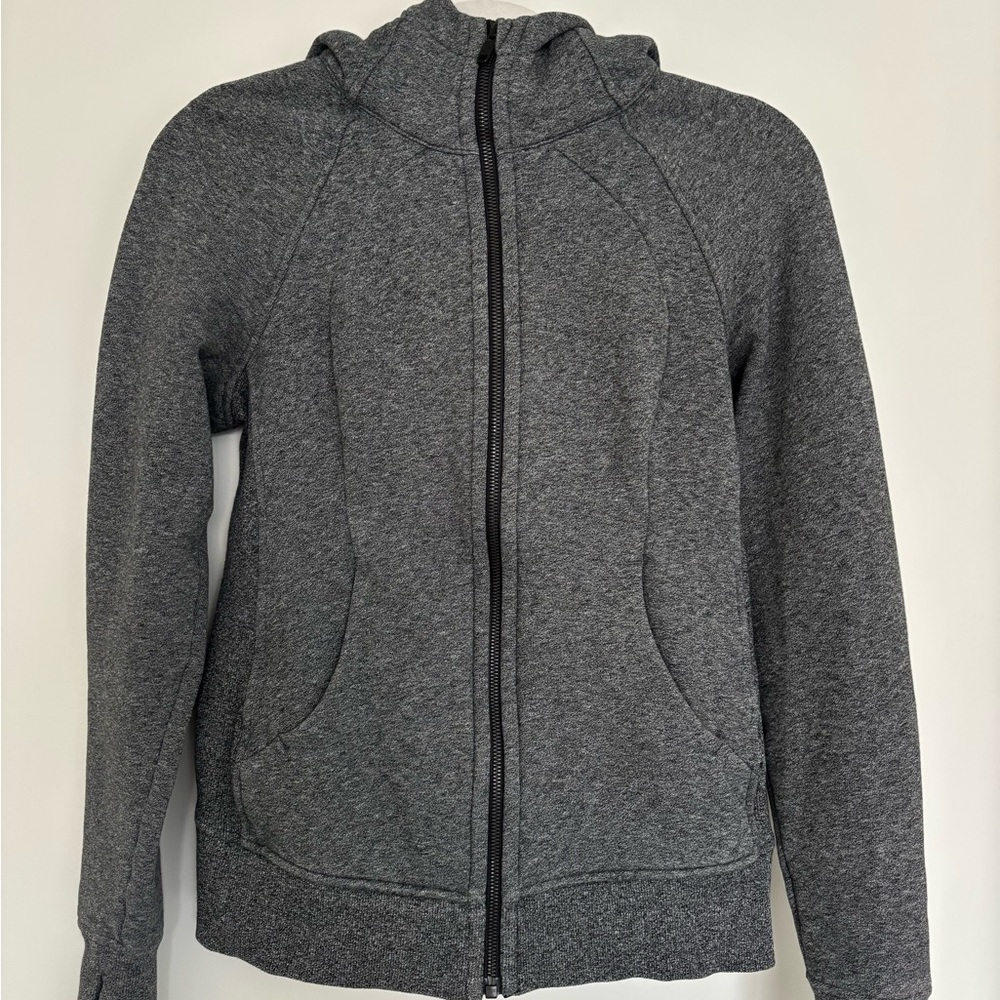lululemon Scuba Full-Zip Hoodie, Dark Heather Gray